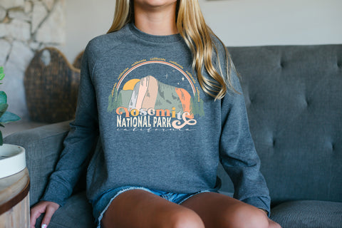 Boho Arches National Park Utah Pullover | SOFTEST Fleece Sweatshirt | 2 Colors