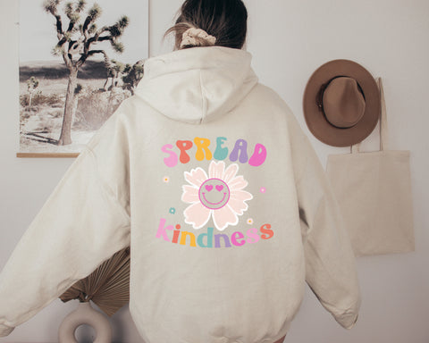 Boho I Love You So Much ILYSM Graphic on Hoodie