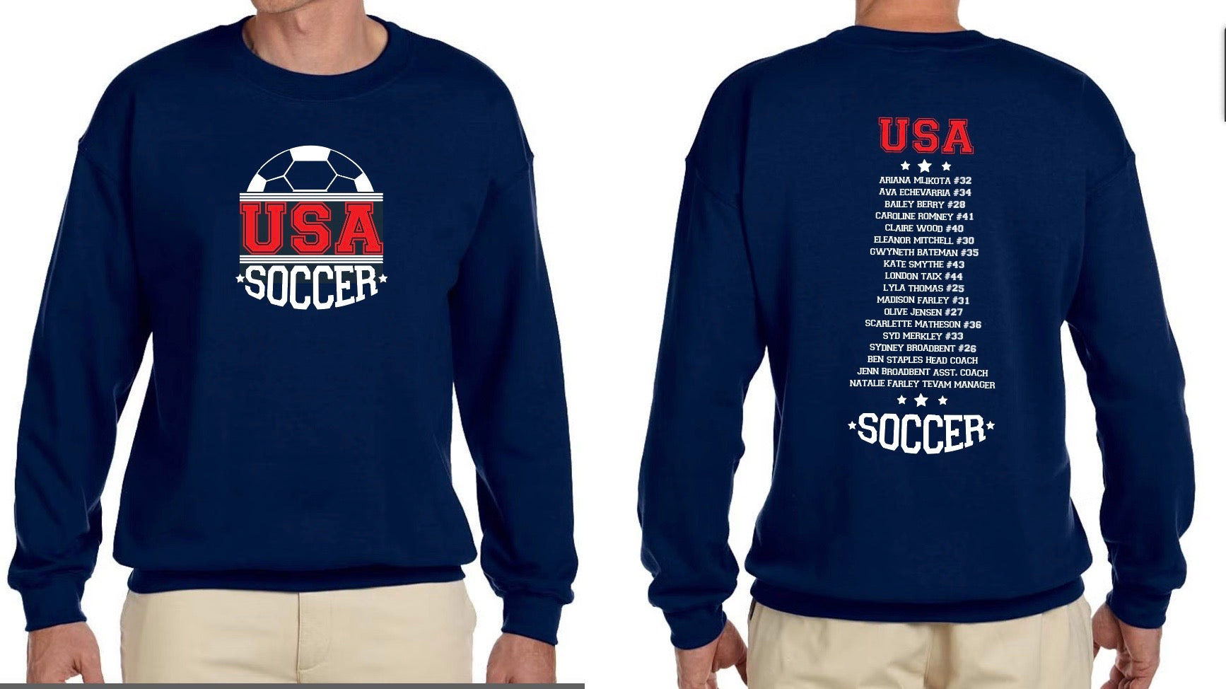USA Soccer Custom Top
