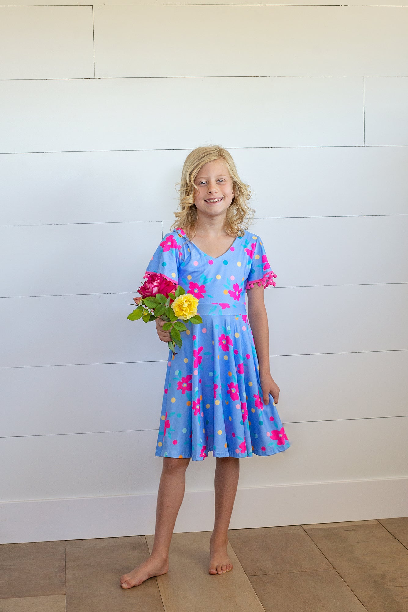 Poppy Floral Twirl Dress