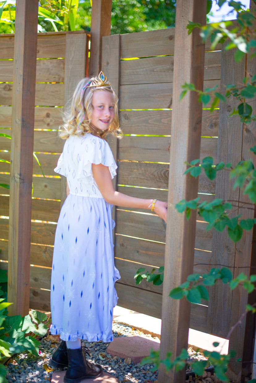 Ice Queen Princess Walk-Through Dress