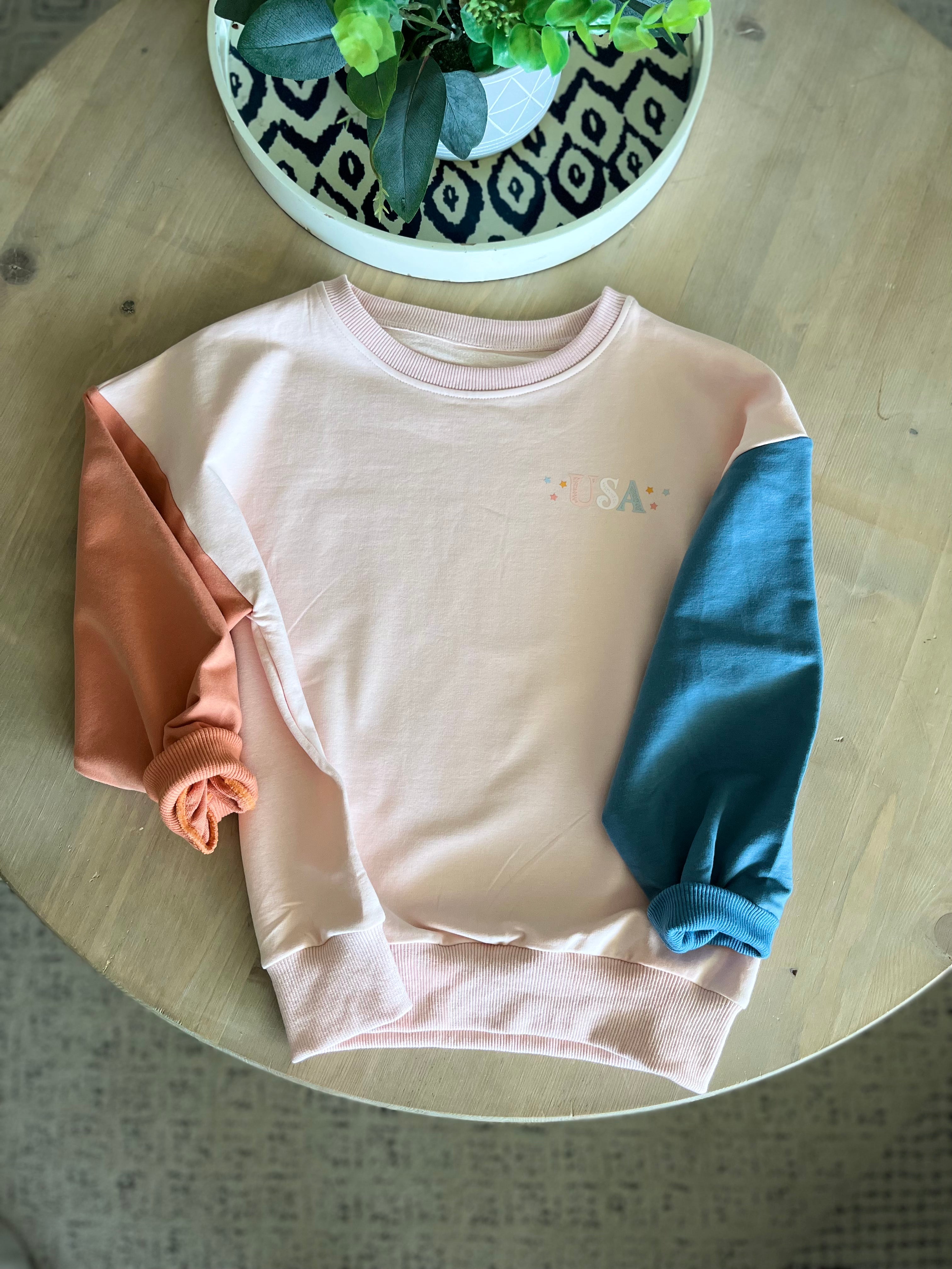 Color Block Boho Pullover | Baby You’re a firework