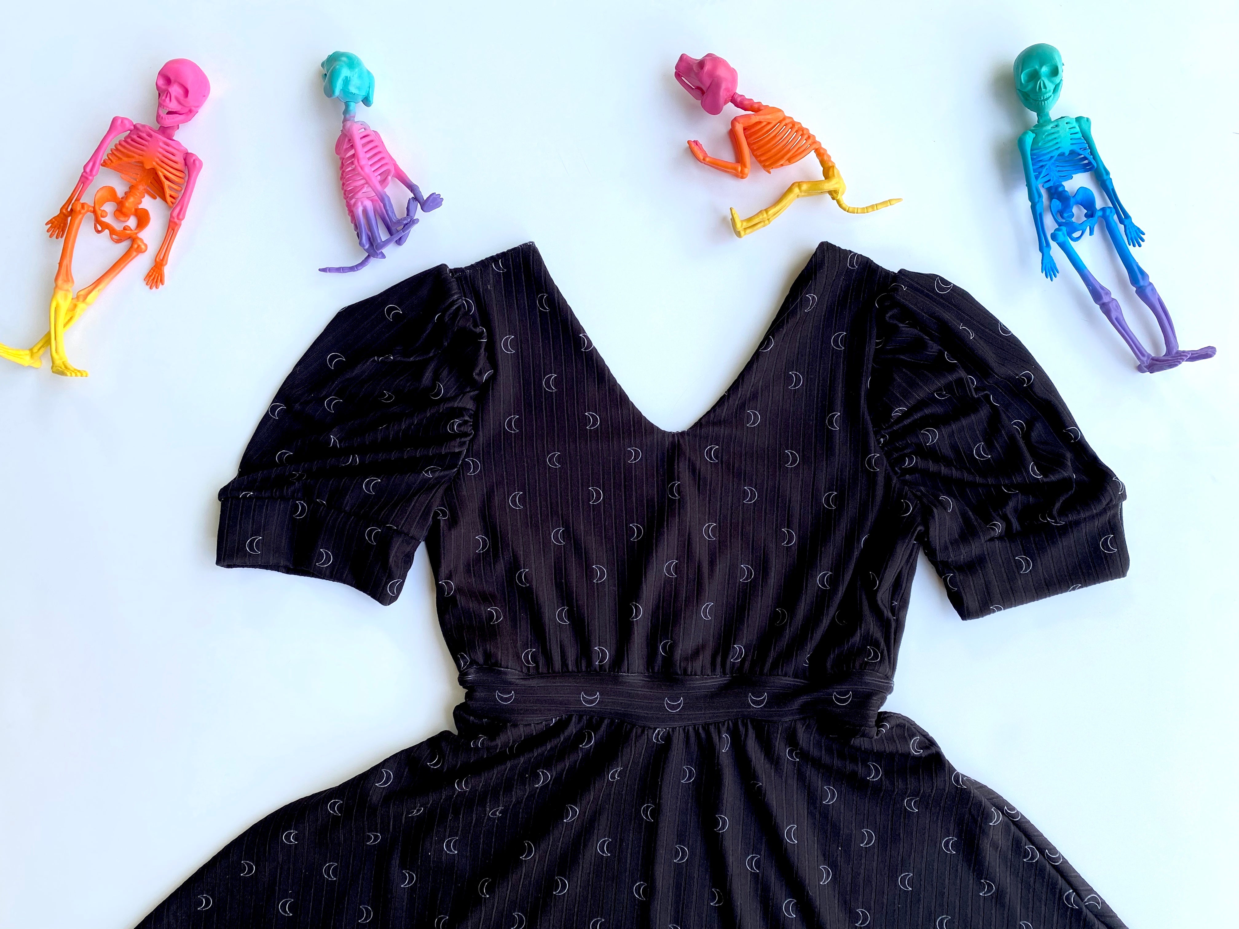 Luna Puff Sleeve Twirl Dress